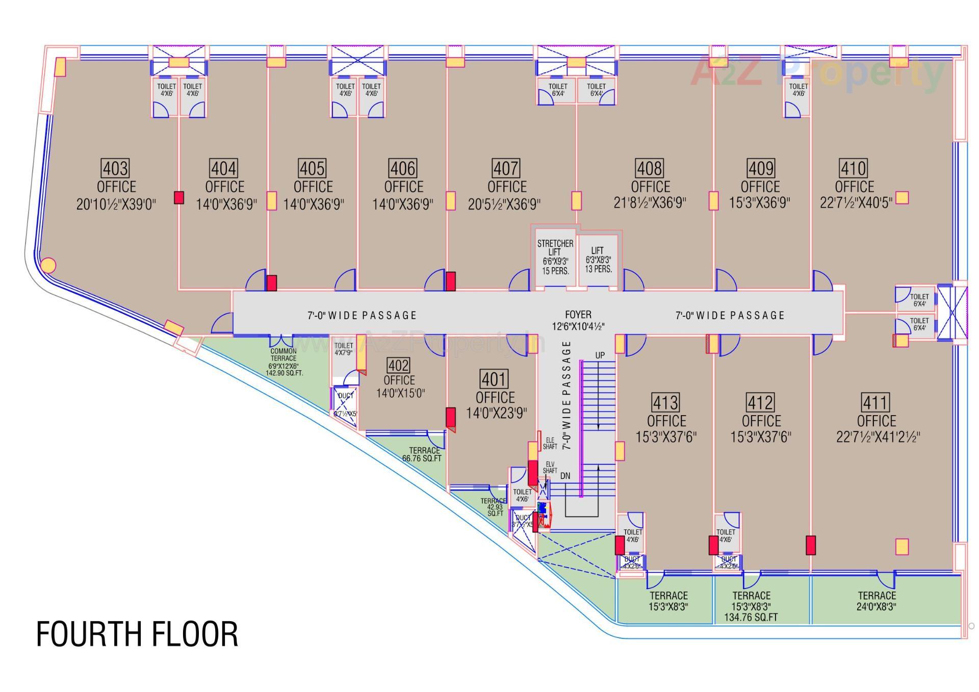 Layout of real estate project Shilp One located at Shilaj, Ahmedabad, Gujarat