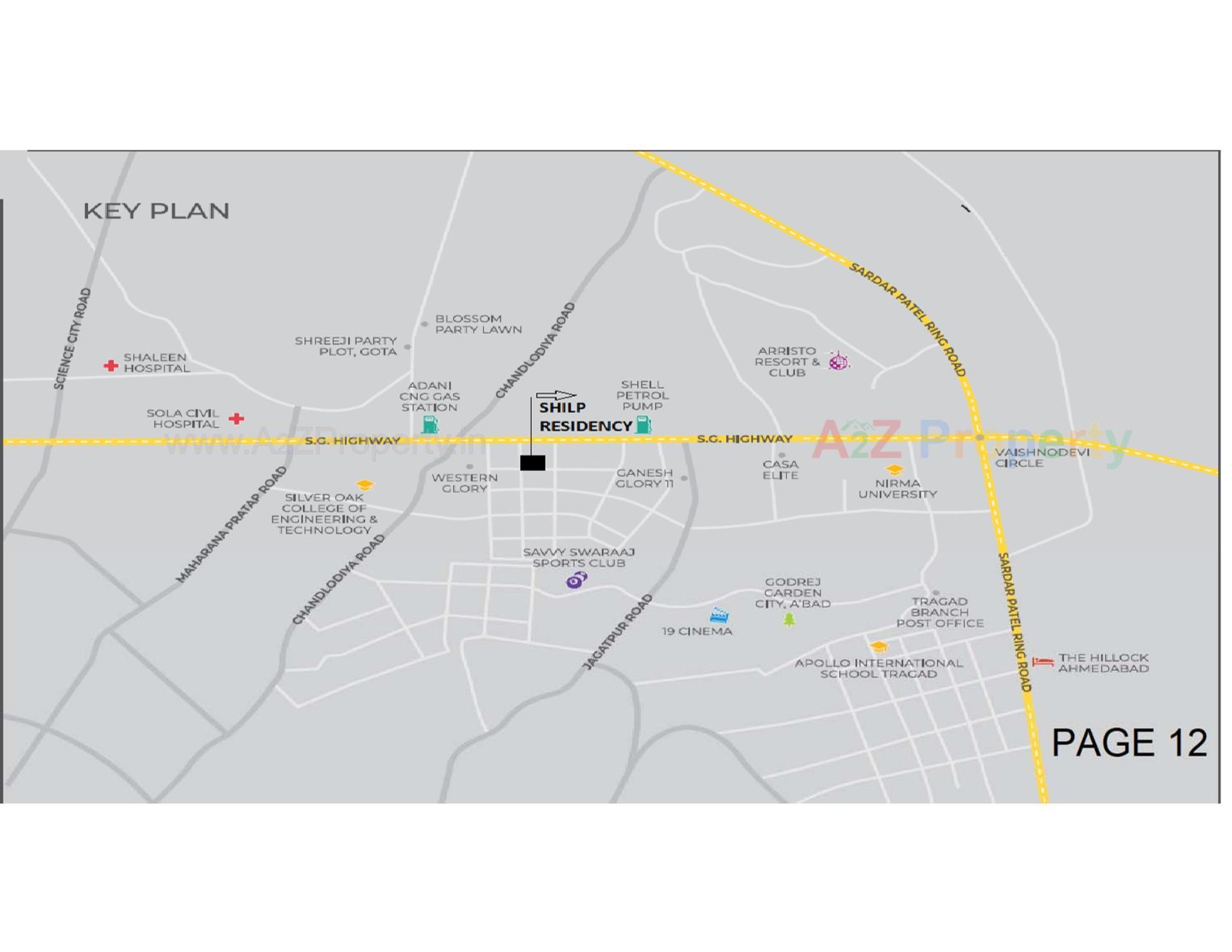  of real estate project Shilp Residency located at Gota, Ahmedabad, Gujarat