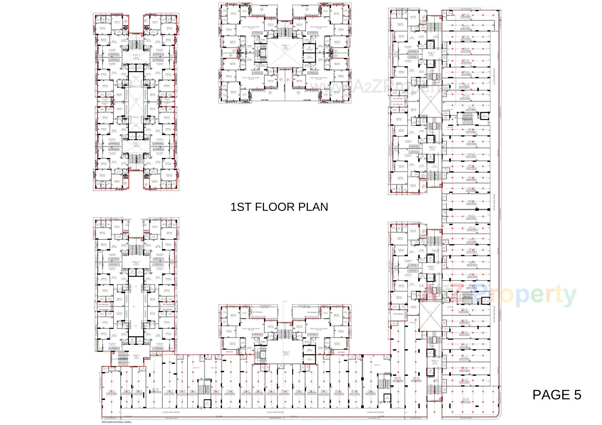Layout of real estate project Shilp Residency located at Gota, Ahmedabad, Gujarat