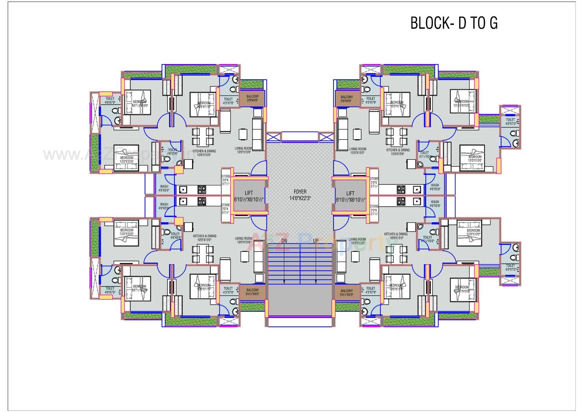 Layout of real estate project Shilp Revanta located at Shela, Ahmedabad, Gujarat