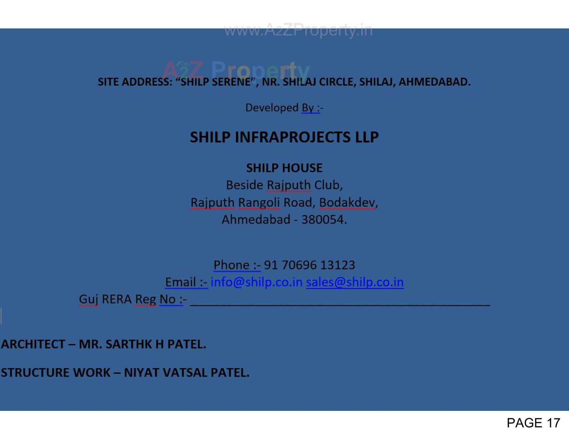  of real estate project Shilp Serene located at Shilaj, Ahmedabad, Gujarat