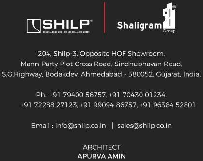  of real estate project Shilp  Shaligram located at Vastrapur, Ahmedabad, Gujarat