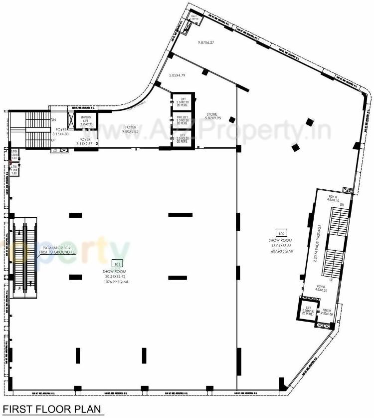 Layout of real estate project Shilp Zaveri located at Jodhpur, Ahmedabad, Gujarat