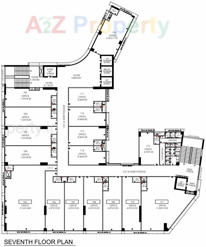 Layout of real estate project Shilp Zaveri located at Jodhpur, Ahmedabad, Gujarat