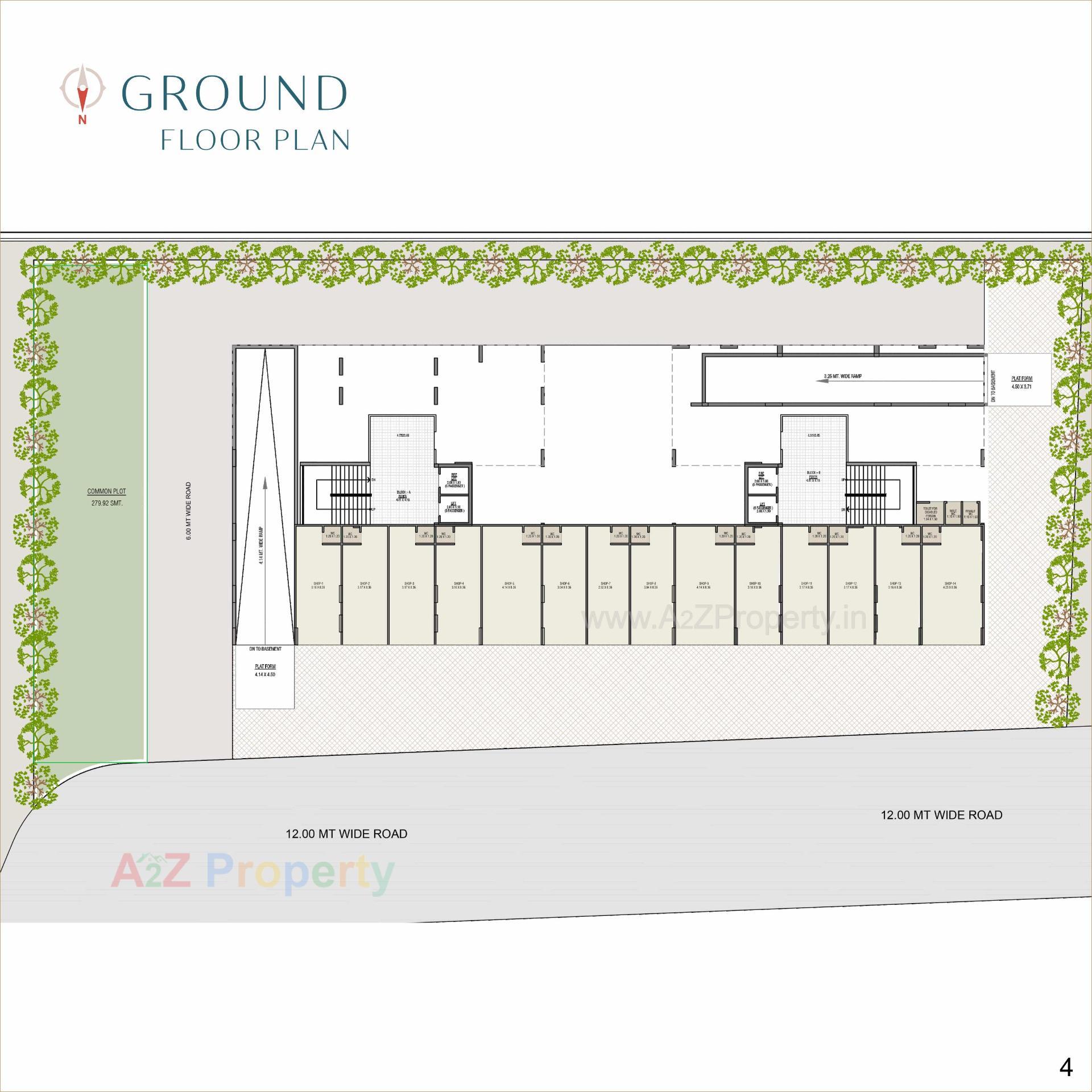 Layout of real estate project Shilpgram Skyleaf located at Bilasiya, Ahmedabad, Gujarat
