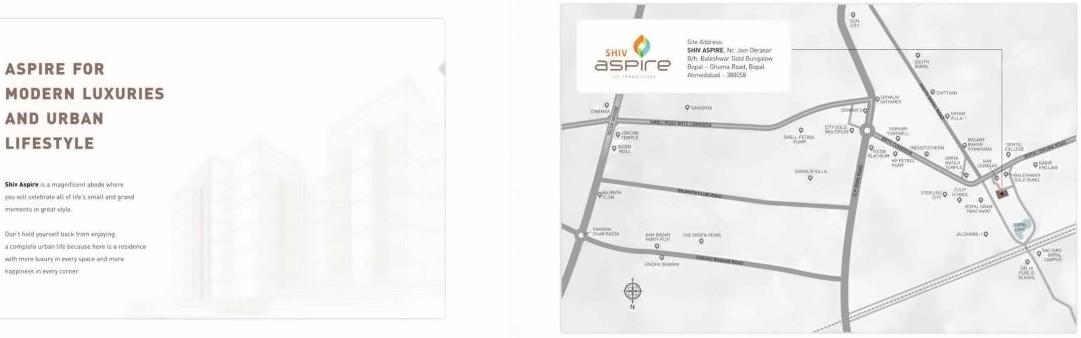  of real estate project Shiv Aspire located at Bopal, Ahmedabad, Gujarat