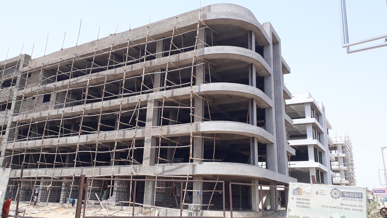 140236_const of real estate project Shiv Business Hub located at Nikol, Ahmedabad, Gujarat