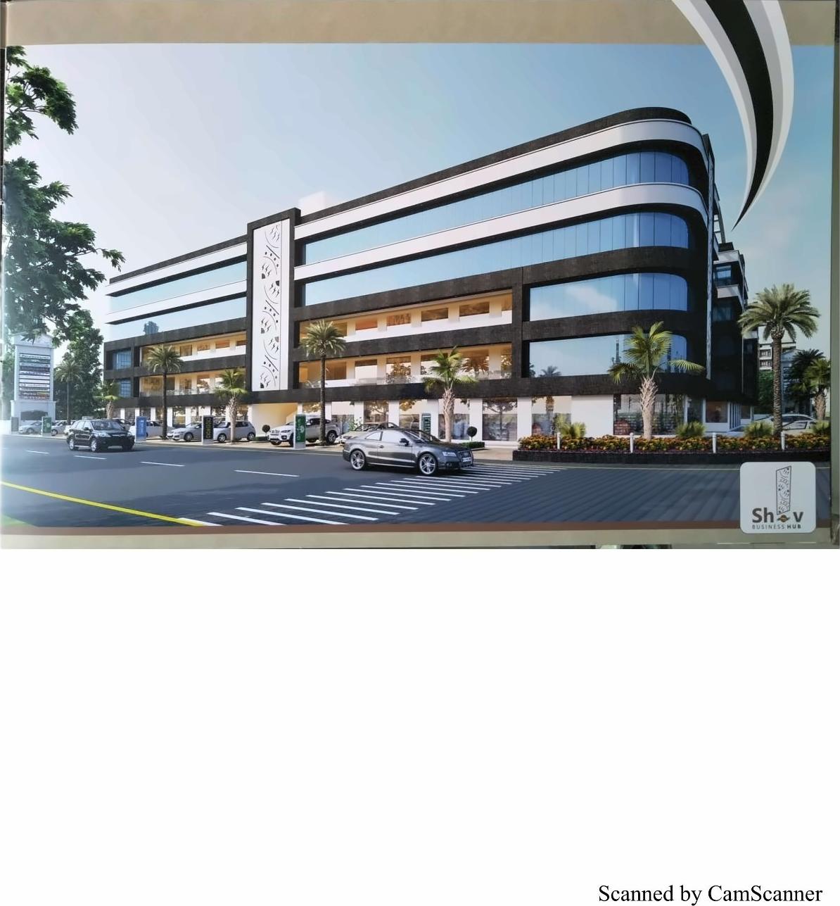 3D Elevation of real estate project Shiv Business Hub located at Nikol, Ahmedabad, Gujarat