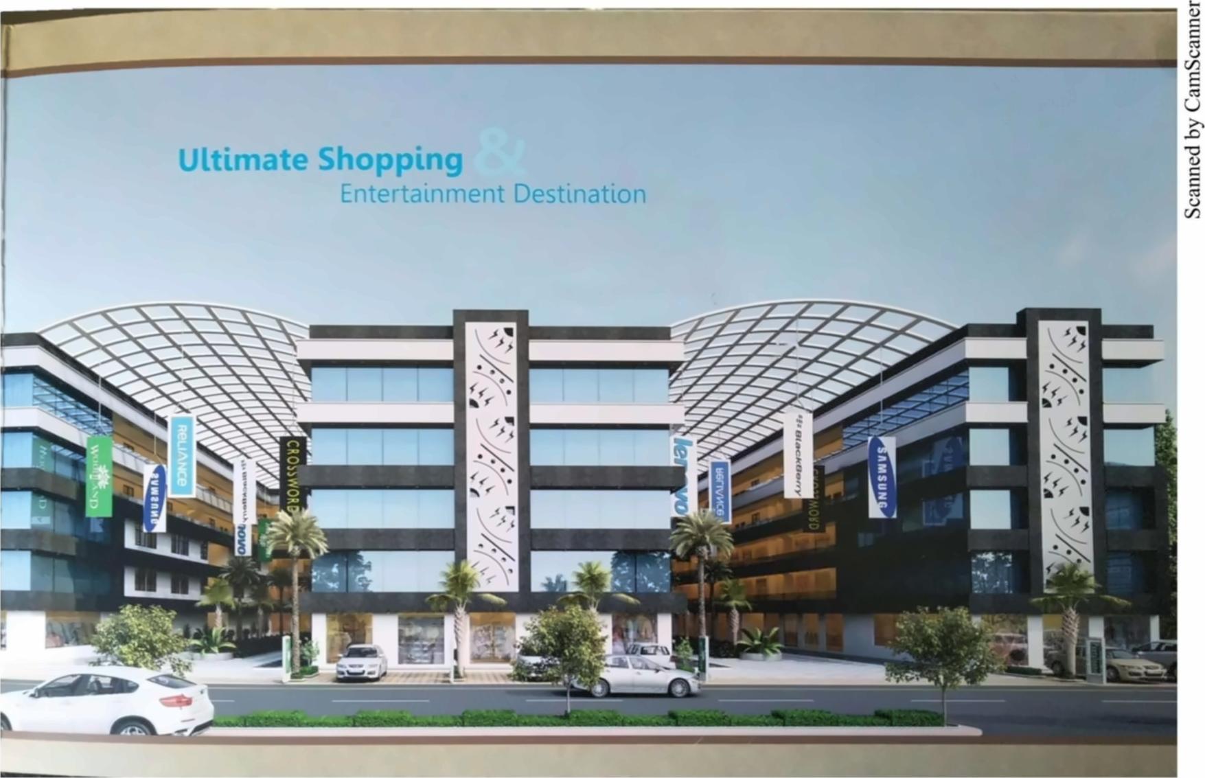 3D Elevation of real estate project Shiv Business Hub located at Nikol, Ahmedabad, Gujarat