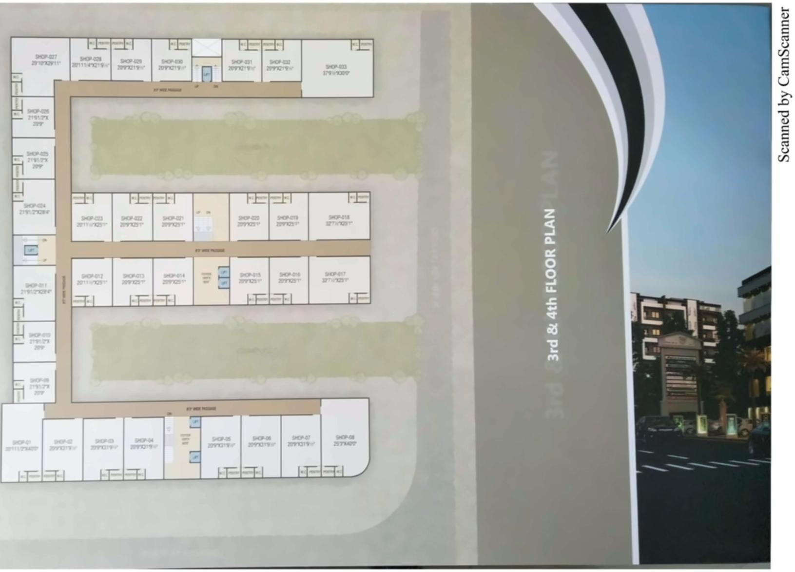 Layout of real estate project Shiv Business Hub located at Nikol, Ahmedabad, Gujarat