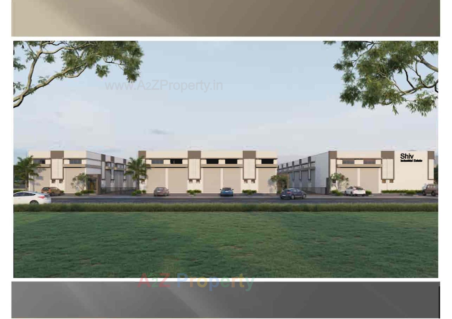 3D Elevation of real estate project Shiv Industrial Estate located at Kathwada, Ahmedabad, Gujarat