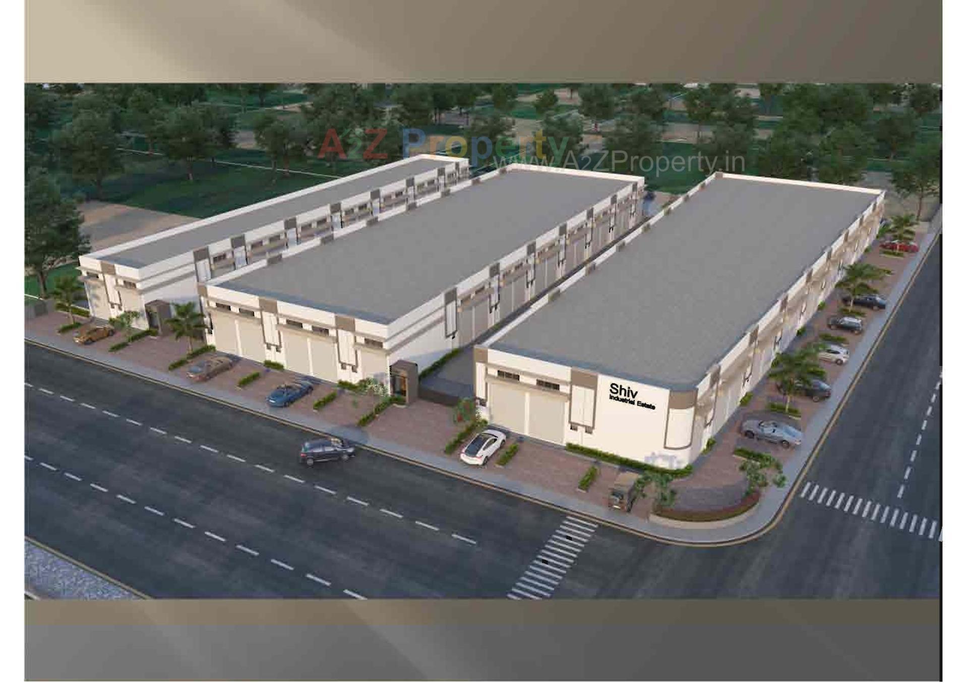 3D Elevation of real estate project Shiv Industrial Estate located at Kathwada, Ahmedabad, Gujarat