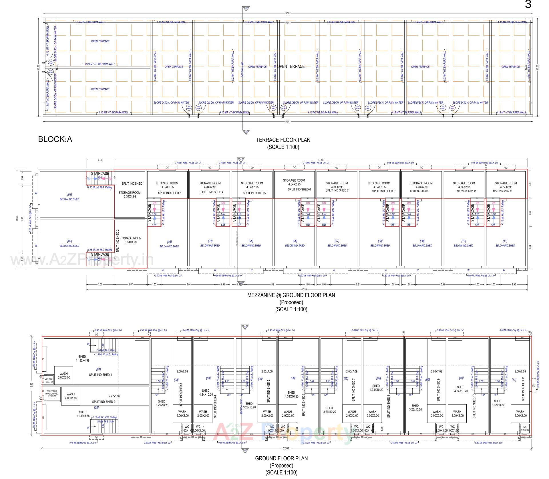 Layout of real estate project Shiv Krupa Industrial Estate located at Singarva, Ahmedabad, Gujarat