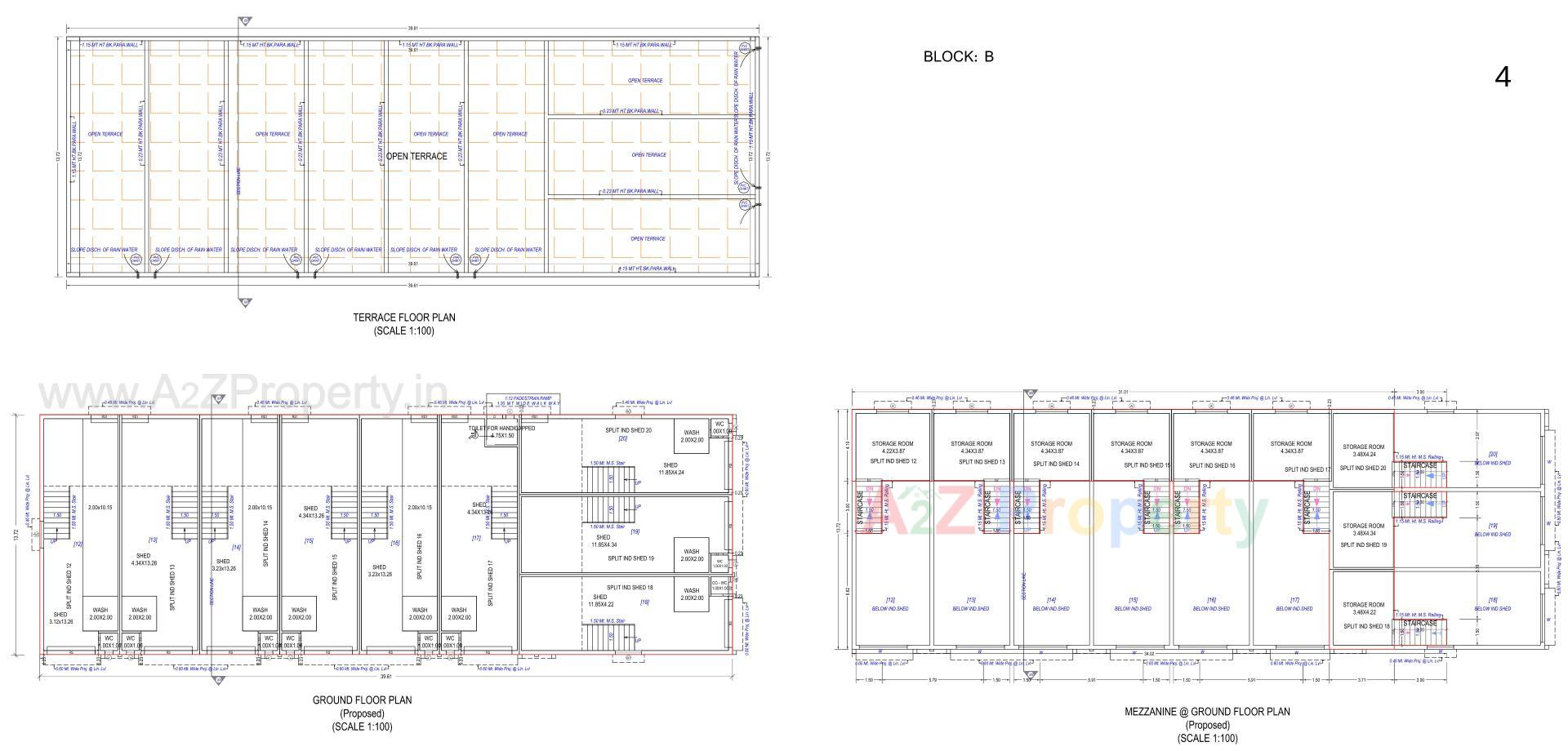 Layout of real estate project Shiv Krupa Industrial Estate located at Singarva, Ahmedabad, Gujarat