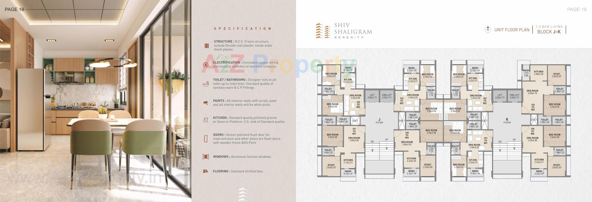 Layout of real estate project Shiv Shaligram Serenity located at Chandlodiya, Ahmedabad, Gujarat