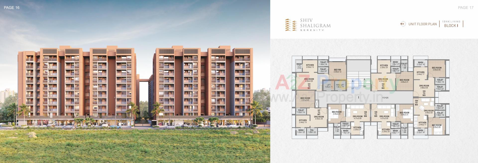 Layout of real estate project Shiv Shaligram Serenity located at Chandlodiya, Ahmedabad, Gujarat