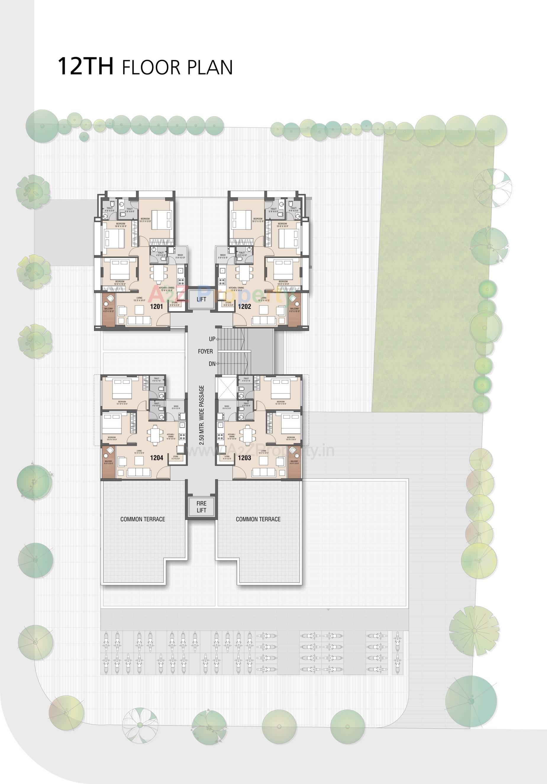 Layout of real estate project Shiv Siddhi Height located at Vastral, Ahmedabad, Gujarat