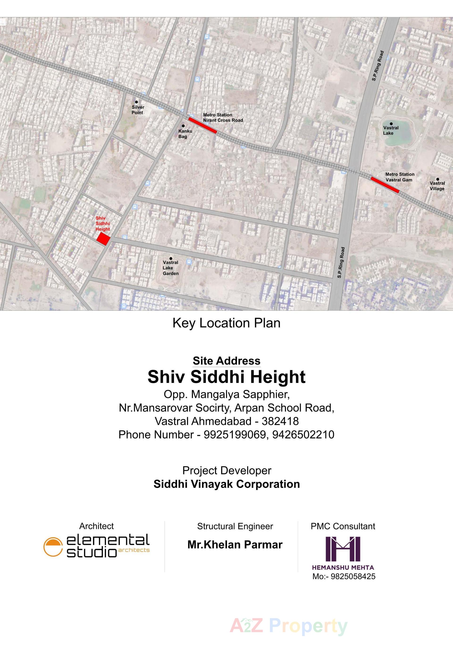  of real estate project Shiv Siddhi Height located at Vastral, Ahmedabad, Gujarat