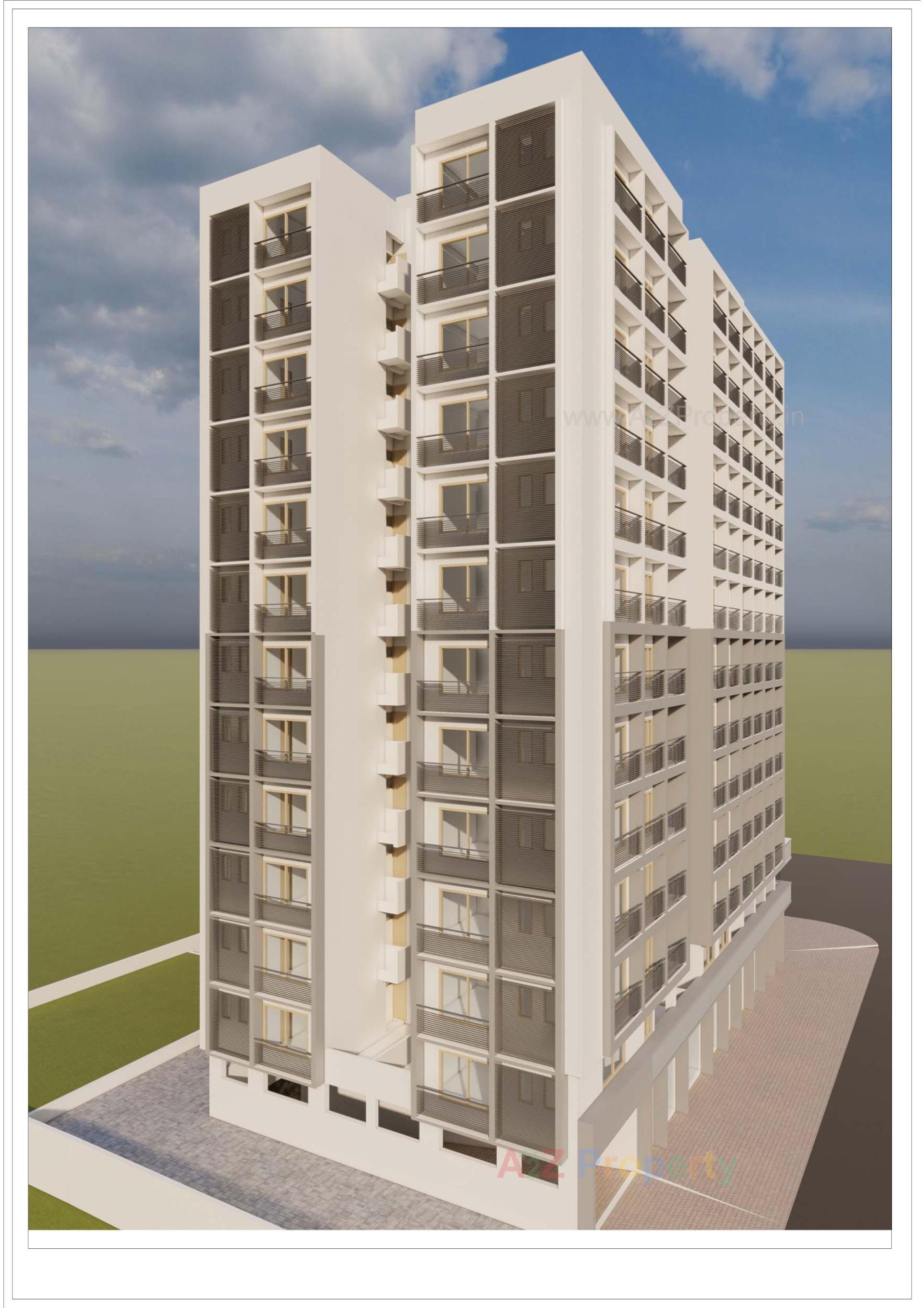 3D Elevation of real estate project Shiv Siddhi Height located at Vastral, Ahmedabad, Gujarat