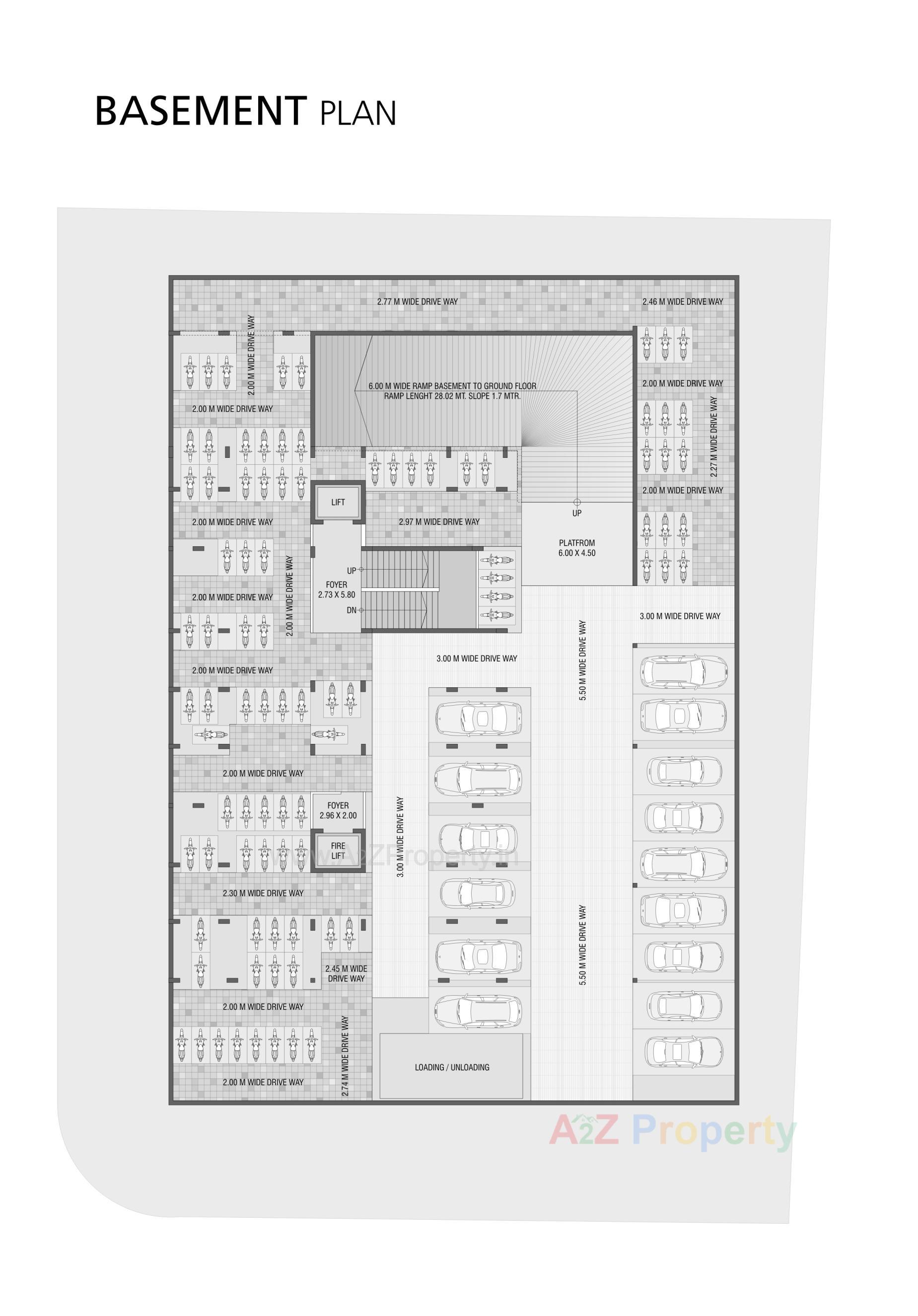 Layout of real estate project Shiv Siddhi Height located at Vastral, Ahmedabad, Gujarat