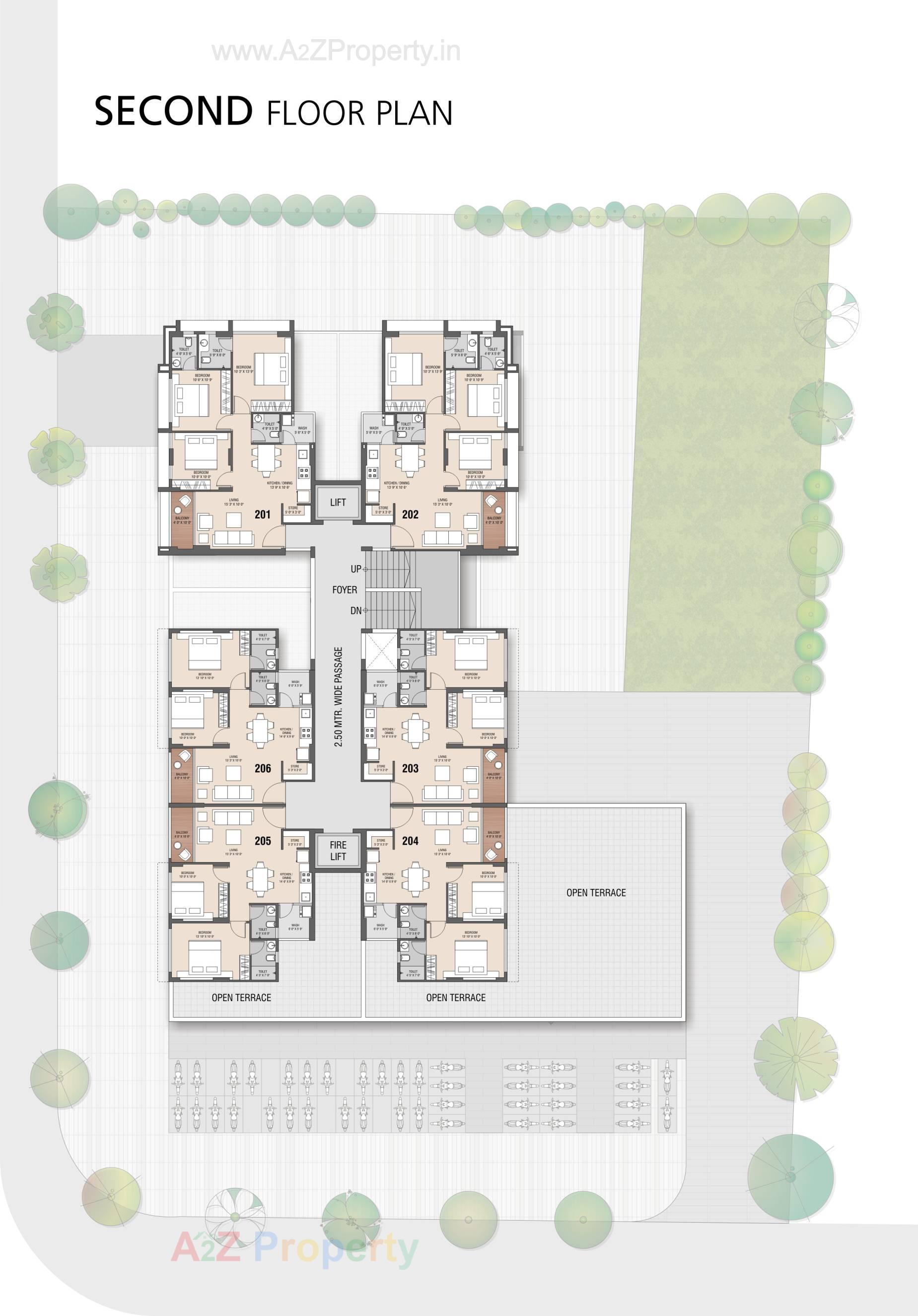 Layout of real estate project Shiv Siddhi Height located at Vastral, Ahmedabad, Gujarat