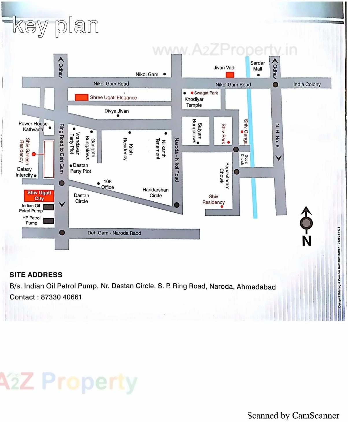  of real estate project Shiv Ugati City located at Bilasiya, Ahmedabad, Gujarat