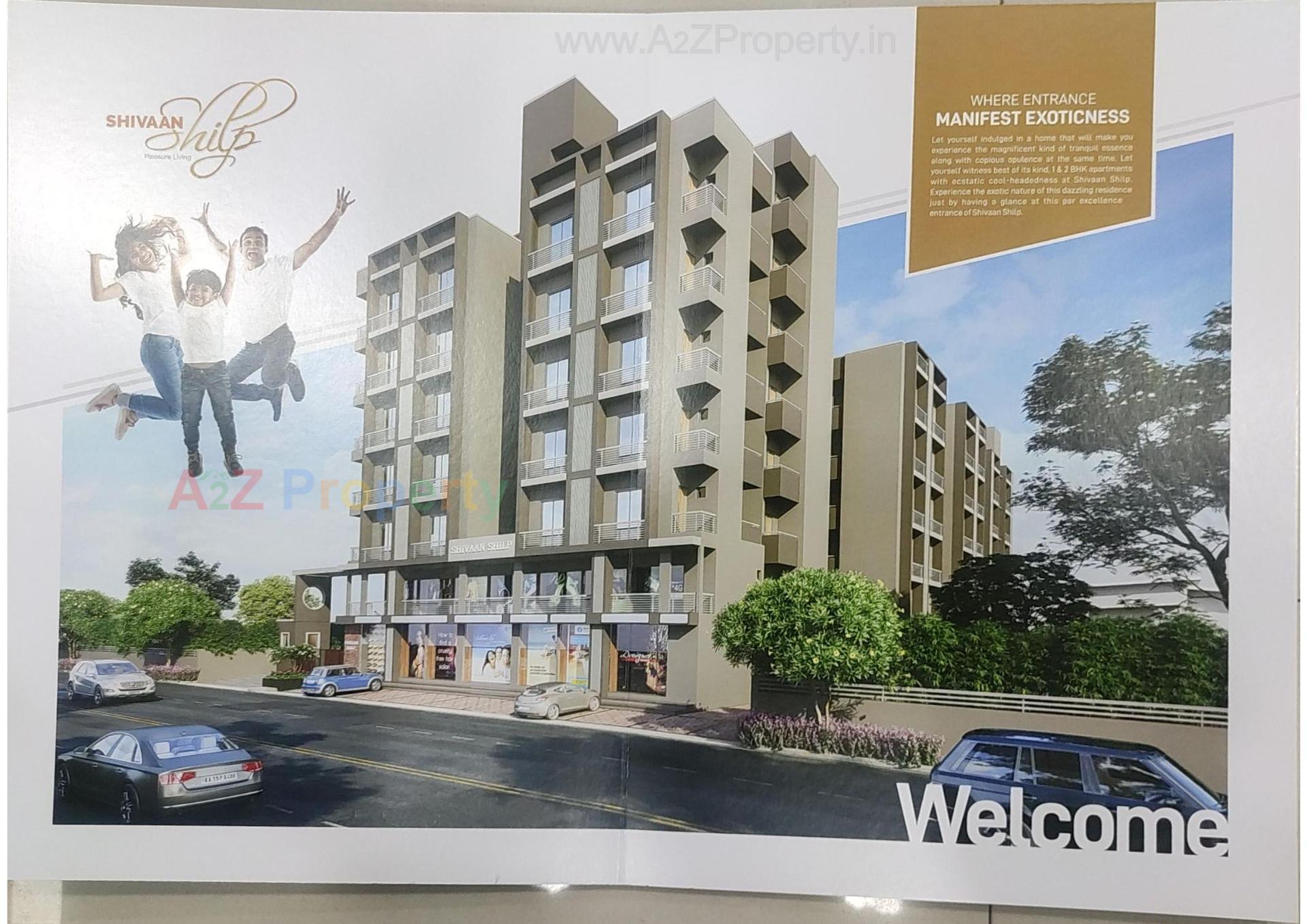 3D Elevation of real estate project Shivaan Shilp located at Bavala, Ahmedabad, Gujarat