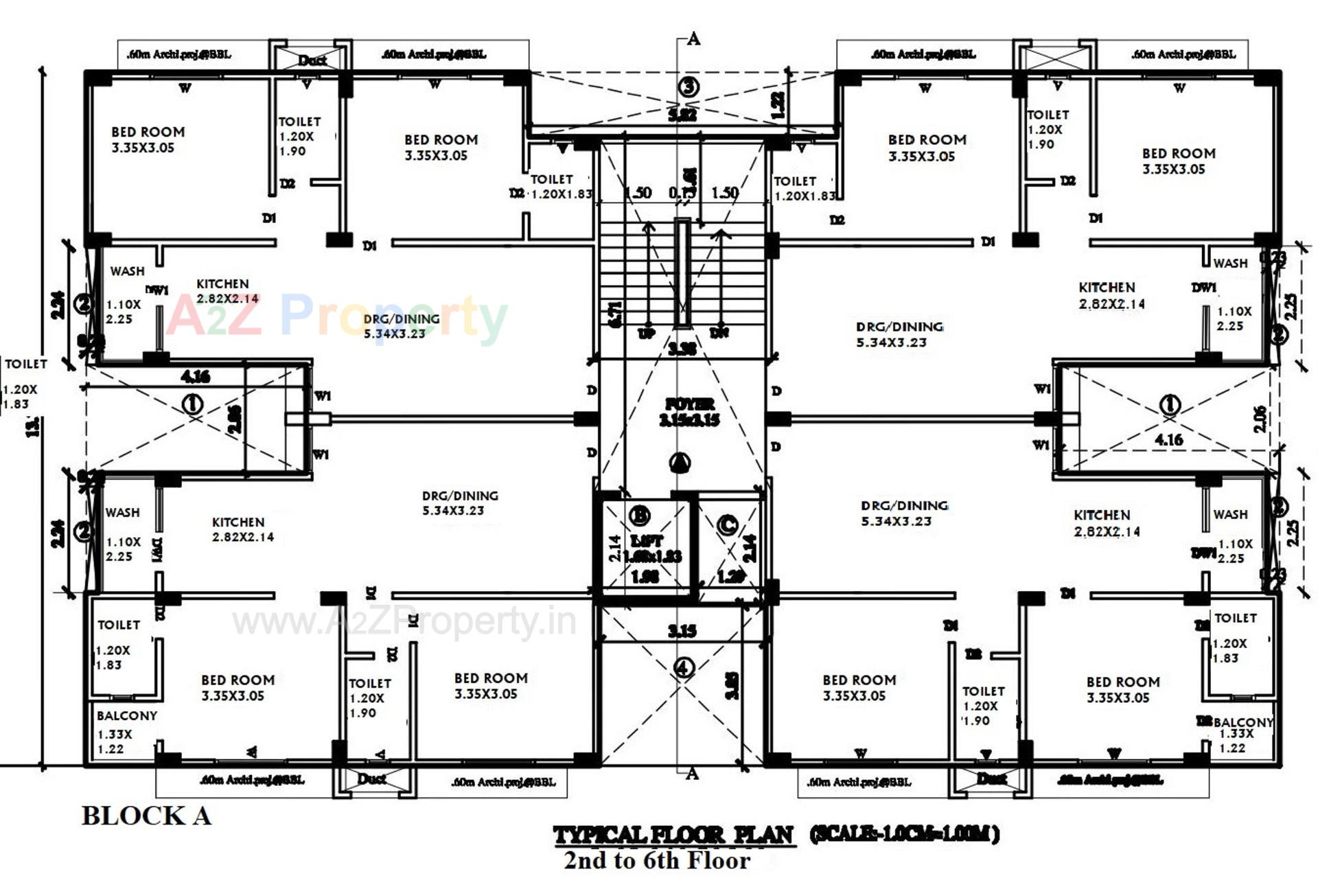Layout of real estate project Shivaan Shilp located at Bavala, Ahmedabad, Gujarat