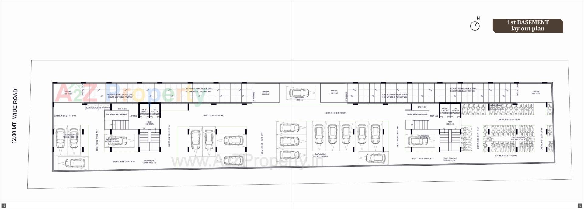 Layout of real estate project Shivalay located at Ahmedabad, Ahmedabad, Gujarat