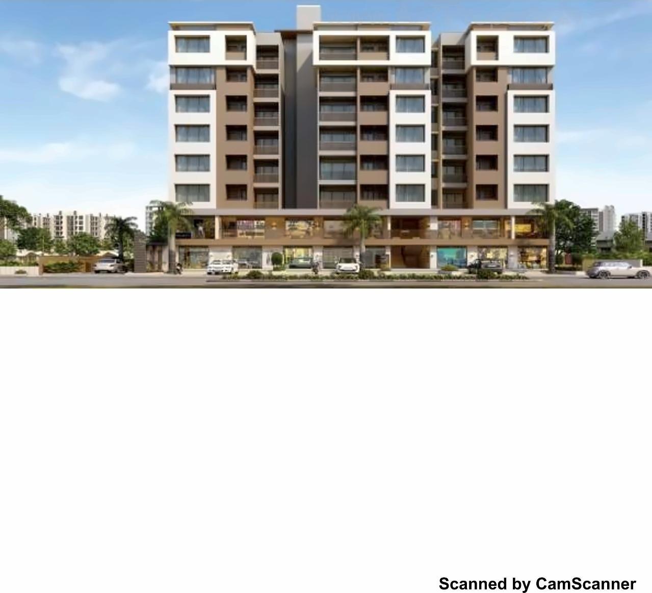 3D Elevation of real estate project Shivalay Gold located at Nikol, Ahmedabad, Gujarat
