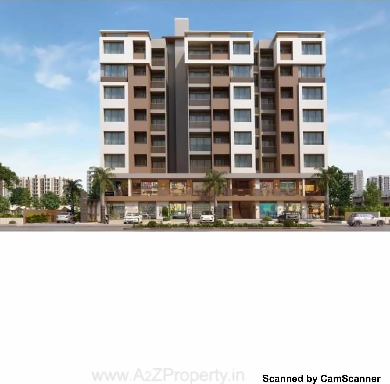3D Elevation of real estate project Shivalay Gold located at Nikol, Ahmedabad, Gujarat
