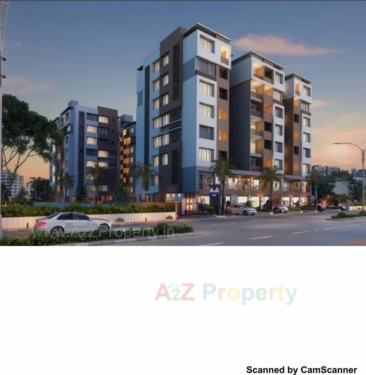 3D Elevation of real estate project Shivalay Gold located at Nikol, Ahmedabad, Gujarat