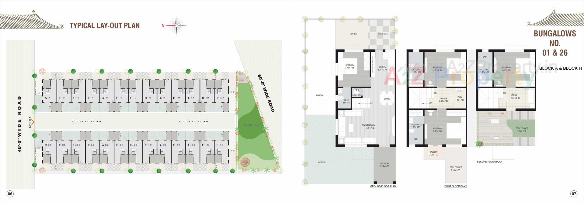 Layout of real estate project Shivalay Palace located at Ahmedabad, Ahmedabad, Gujarat