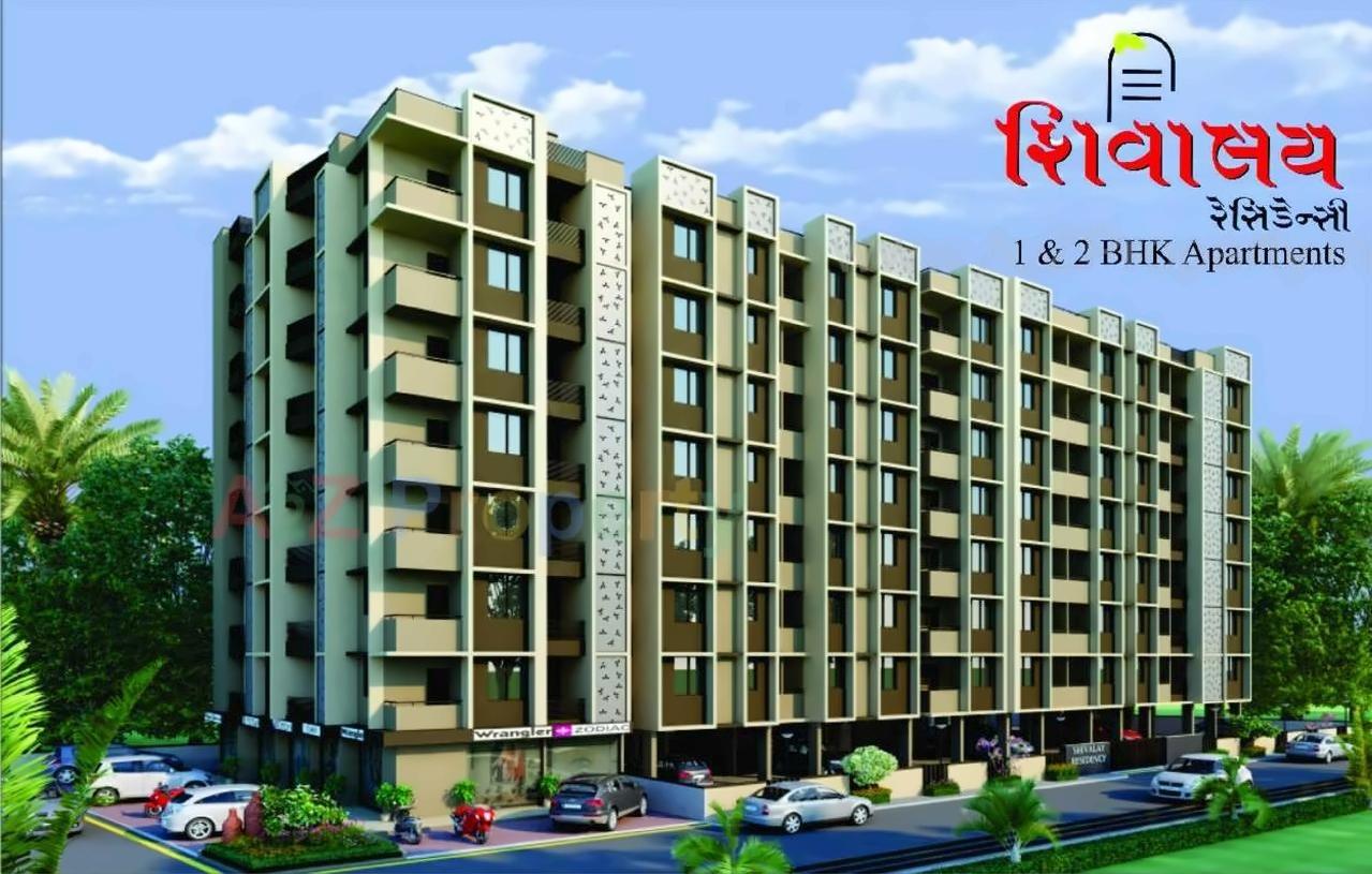 3D Elevation of real estate project Shivalay Residency located at Jamalpur, Ahmedabad, Gujarat