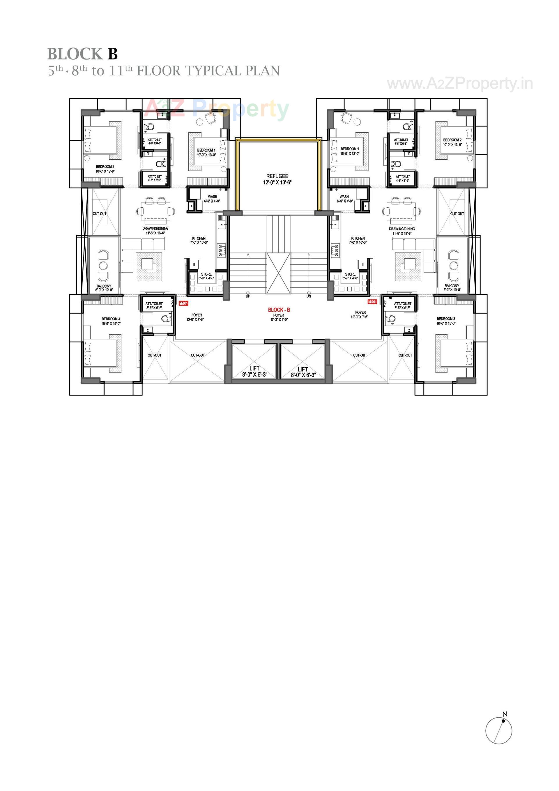 Layout of real estate project Shivalay Sattva located at Shilaj, Ahmedabad, Gujarat