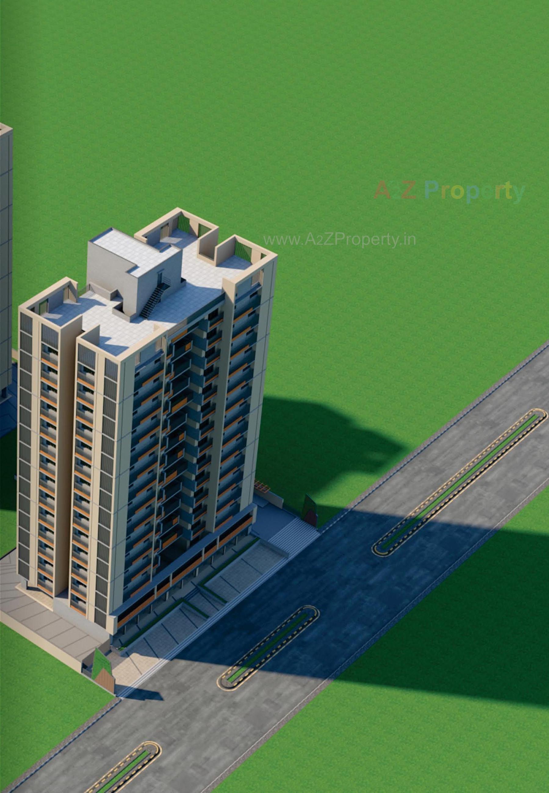3D Elevation of real estate project Shivalay Shikhar located at Shilaj, Ahmedabad, Gujarat