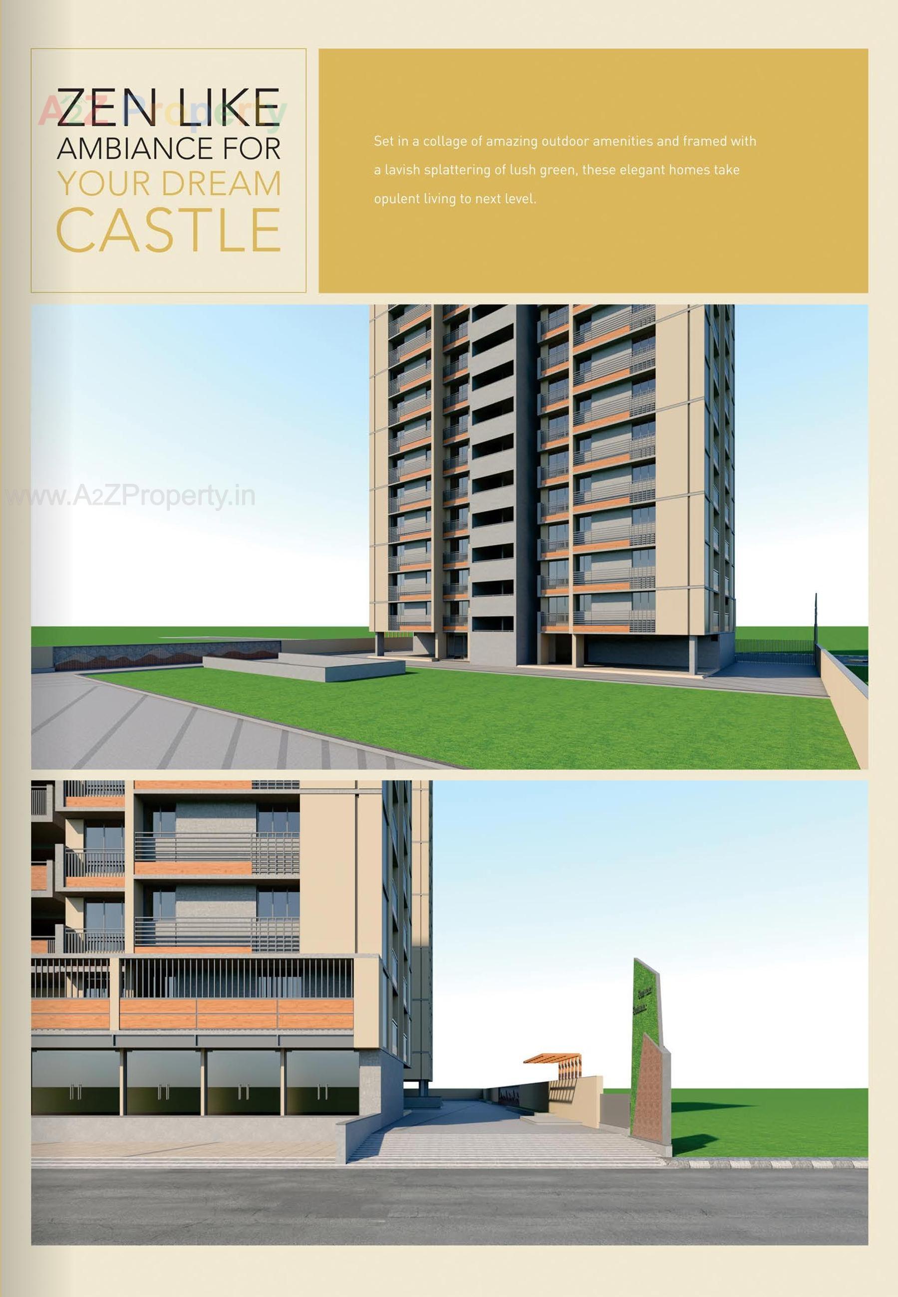 3D Elevation of real estate project Shivalay Shikhar located at Shilaj, Ahmedabad, Gujarat