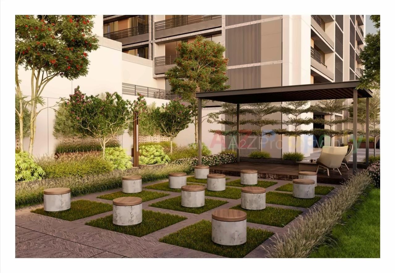 3D Elevation of real estate project Shivalik Avenue located at Bodakdev, Ahmedabad, Gujarat