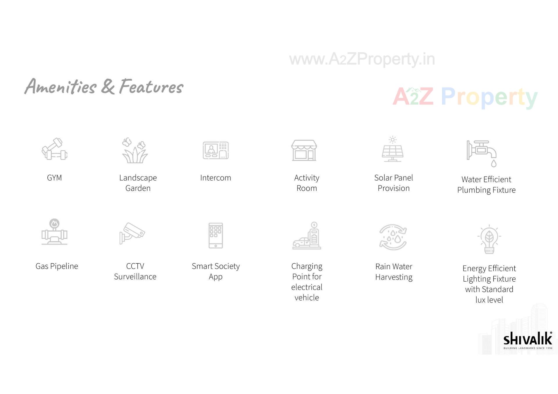  of real estate project Shivalik Edge located at Ambali, Ahmedabad, Gujarat