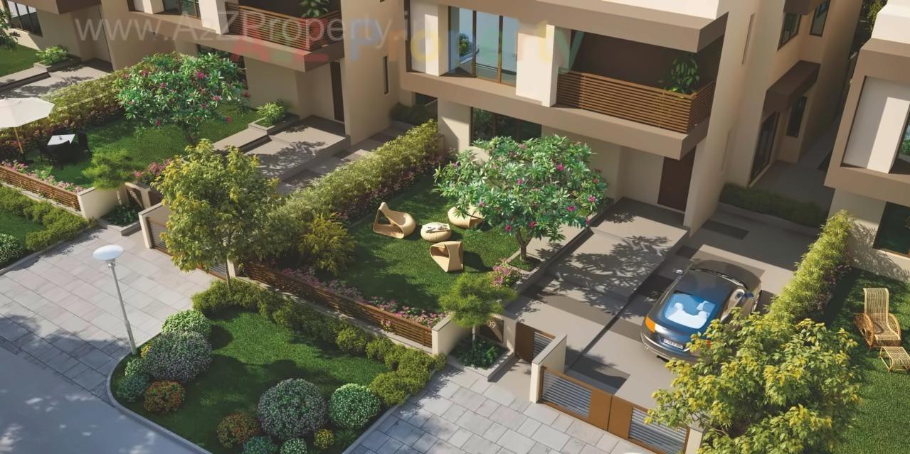 3D Elevation of real estate project Shivalik Lake View located at Manipur, Ahmedabad, Gujarat