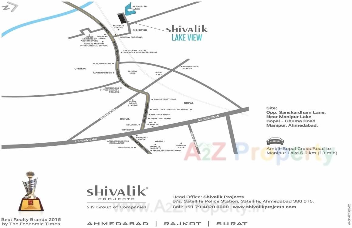  of real estate project Shivalik Lakeview located at Manipur, Ahmedabad, Gujarat