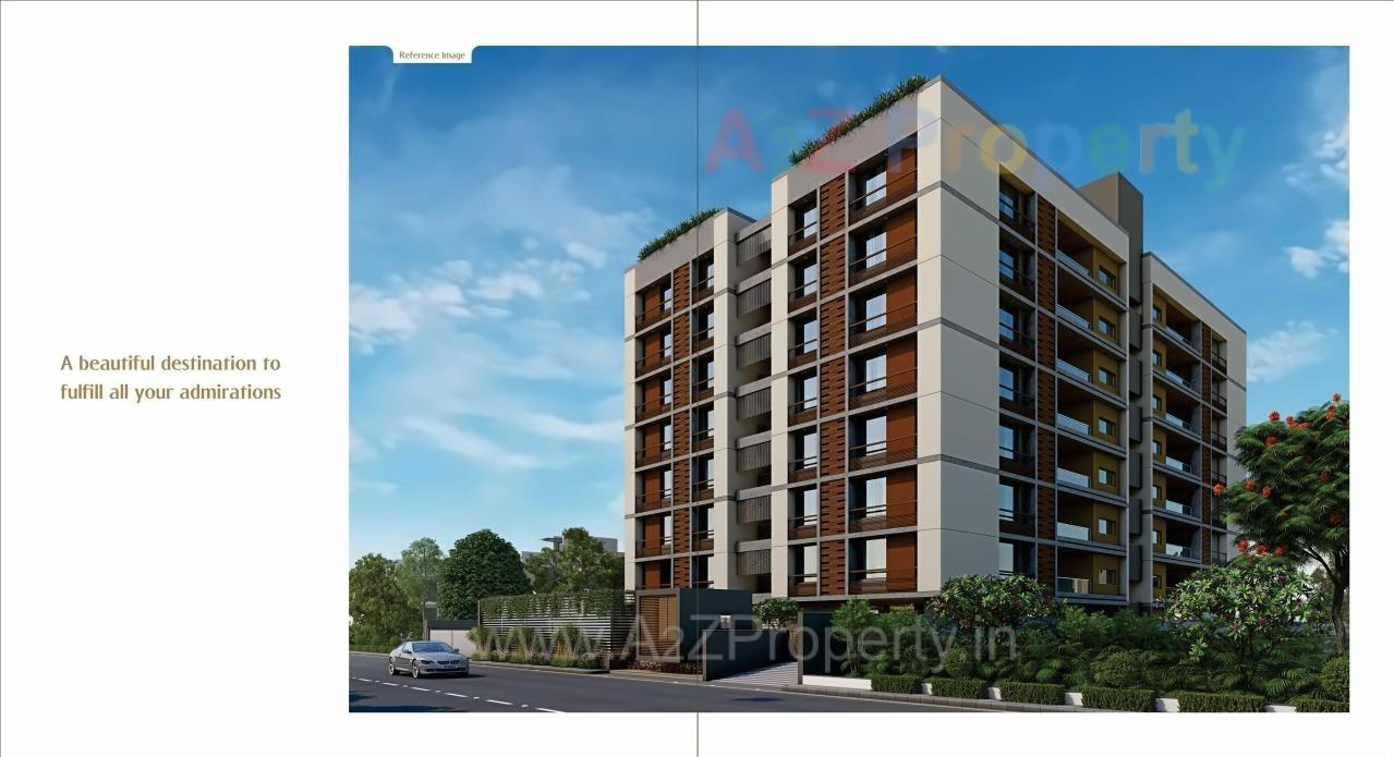 3D Elevation of real estate project Shivalik Legacy located at City, Ahmedabad, Gujarat