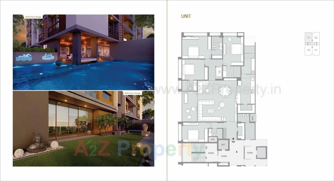 Layout of real estate project Shivalik Legacy located at City, Ahmedabad, Gujarat