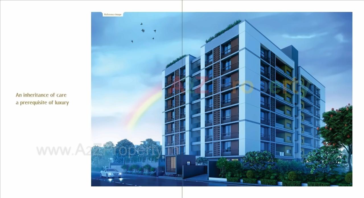 3D Elevation of real estate project Shivalik Legacy located at City, Ahmedabad, Gujarat