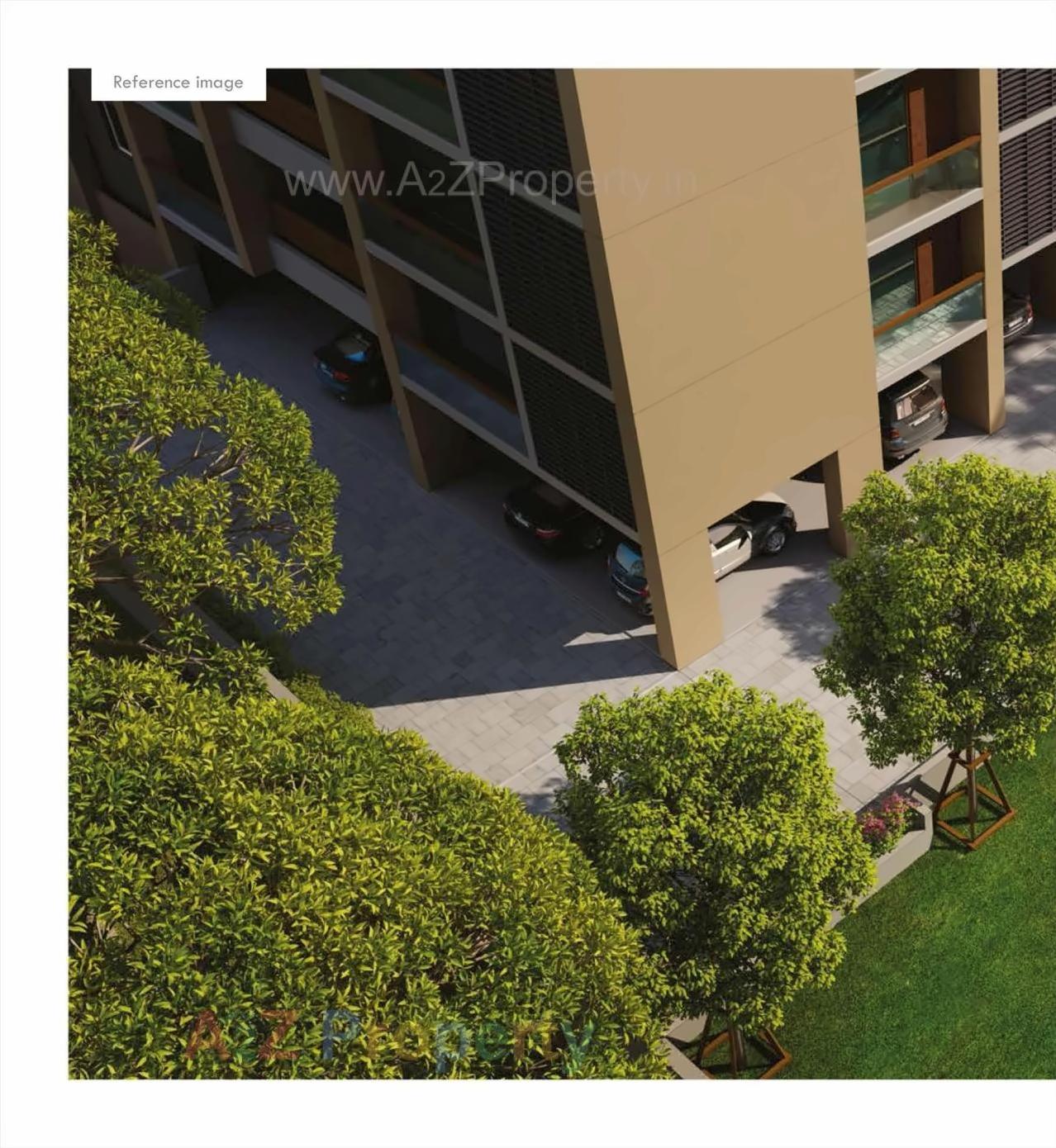 3D Elevation of real estate project Shivalik Paradise located at City, Ahmedabad, Gujarat