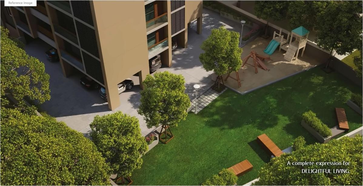 3D Elevation of real estate project Shivalik Paradise located at City, Ahmedabad, Gujarat