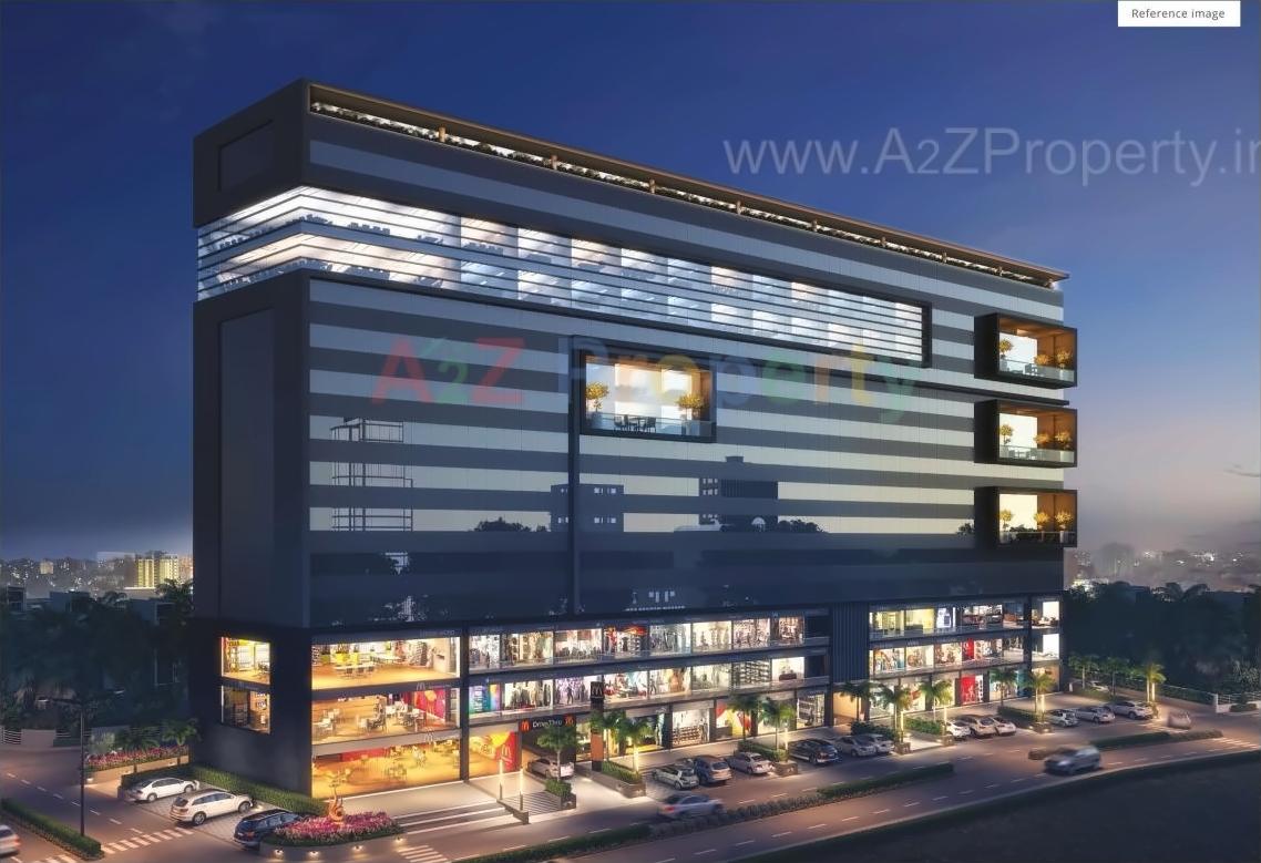 3D Elevation of real estate project Shivalik Satyamev located at Ambli, Ahmedabad, Gujarat