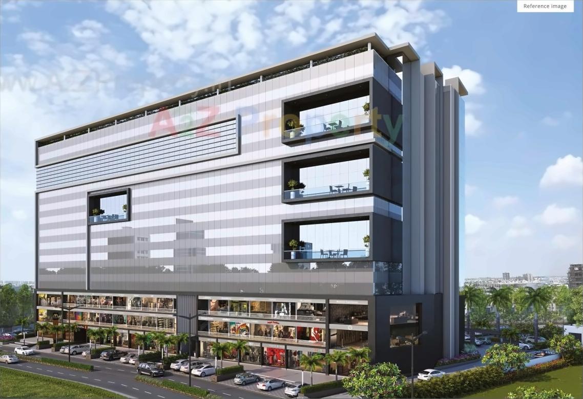 3D Elevation of real estate project Shivalik Satyamev located at Ambli, Ahmedabad, Gujarat