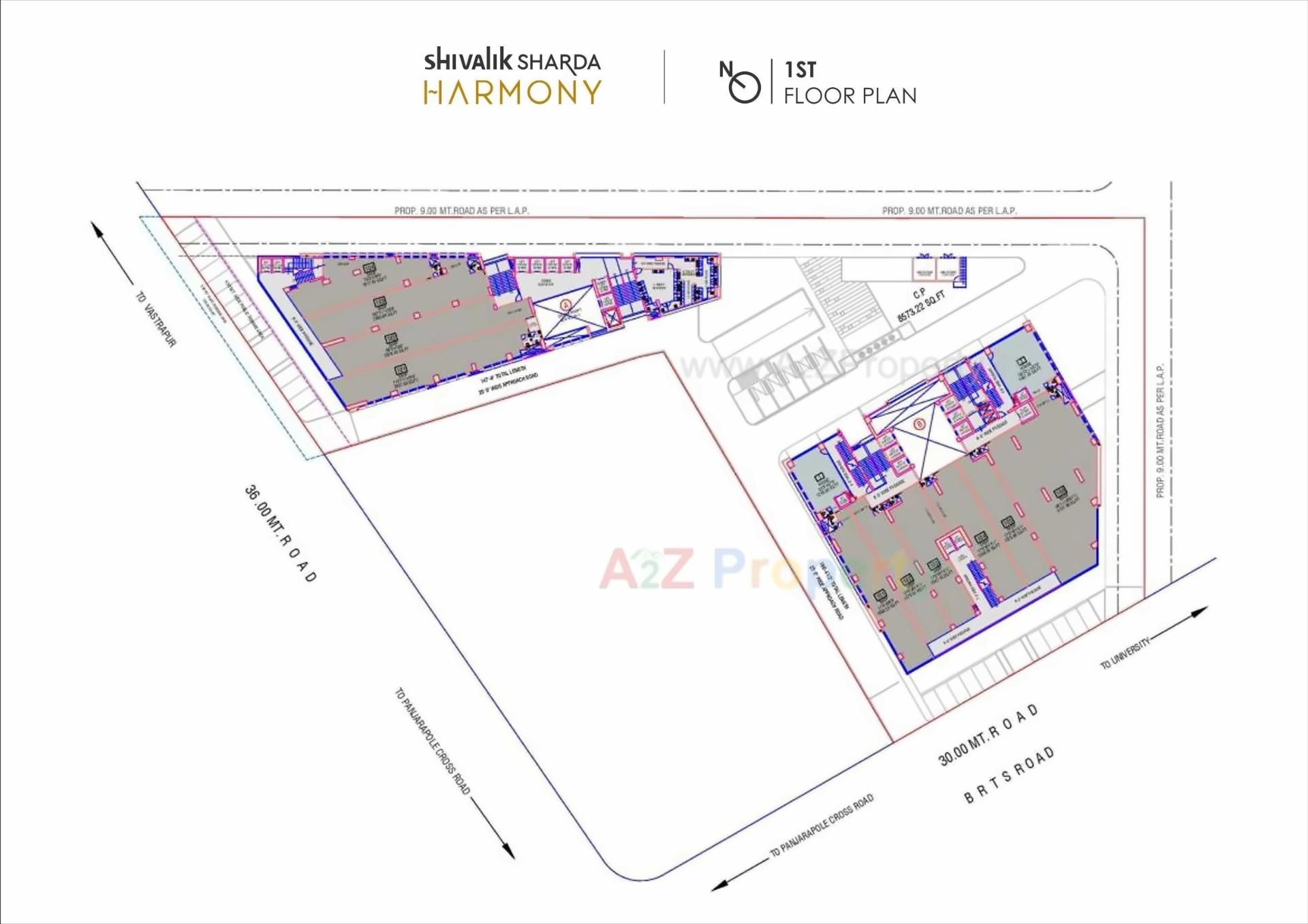  of real estate project Shivalik Sharda Harmony located at Ahmedabad, Ahmedabad, Gujarat