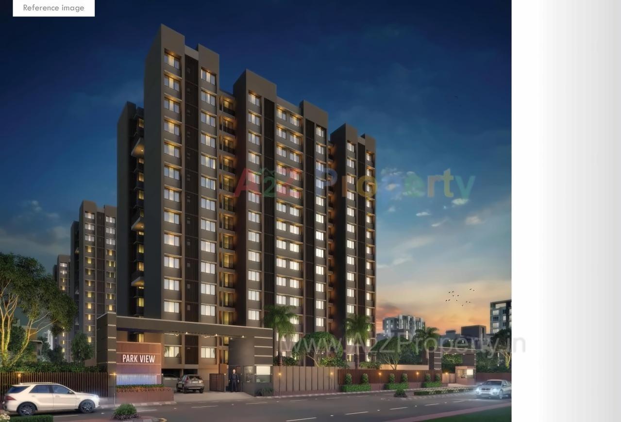 3D Elevation of real estate project Shivalik Sharda Park View located at Shela, Ahmedabad, Gujarat